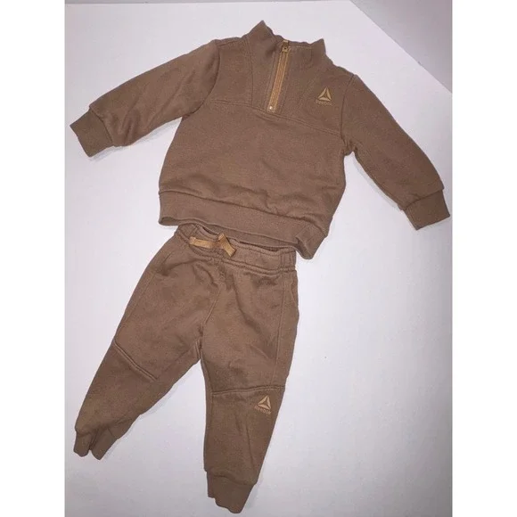 Boys 12 Months Bundle 6pc Tshirts‎ Pants sweatsuit Ninja Turtles Nike Reebok - Picture 2 of 9